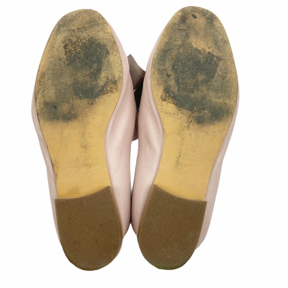 BP Nordstrom Dusty Pink Maddy Bow Mule Slip On Loafers 6 - Picture 8 of 9